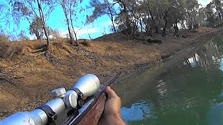 Lockdown clip rolling pigs/ hogs hunting from the kayak.