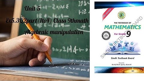 class 9thmath  ex 5.3Q2(Part1to4).