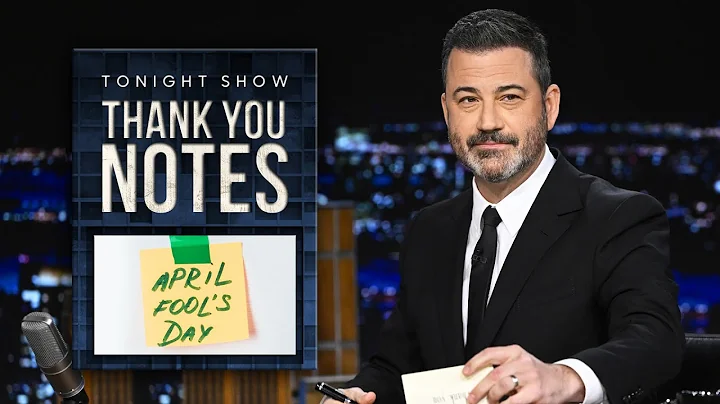 Jimmy Kimmel Writes Tonight Show Thank You Notes t...
