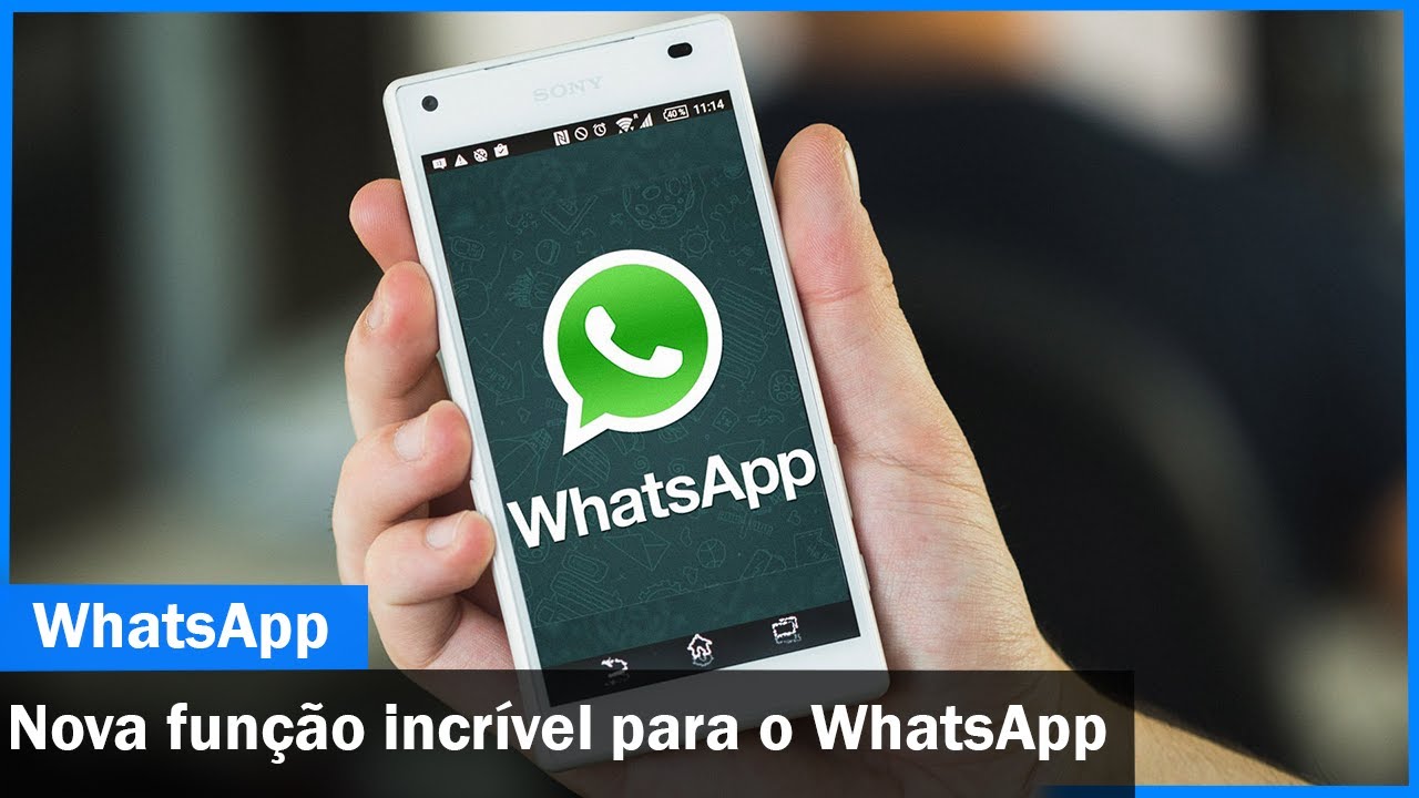 SAIU PARA WHATSAPP! Novo recurso que pode facilitar sua vida! - YouTube