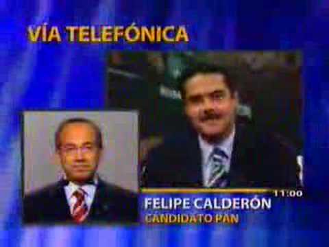 Debate: Javier Alatorre entrevista a Felipe Caldern