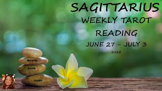 Sagittarius Weekly Tarot Reading ~ June 27-July 3, 2022 ~ WATCH YOUR SPENDING THIS WEEK SAGITTARIUS!