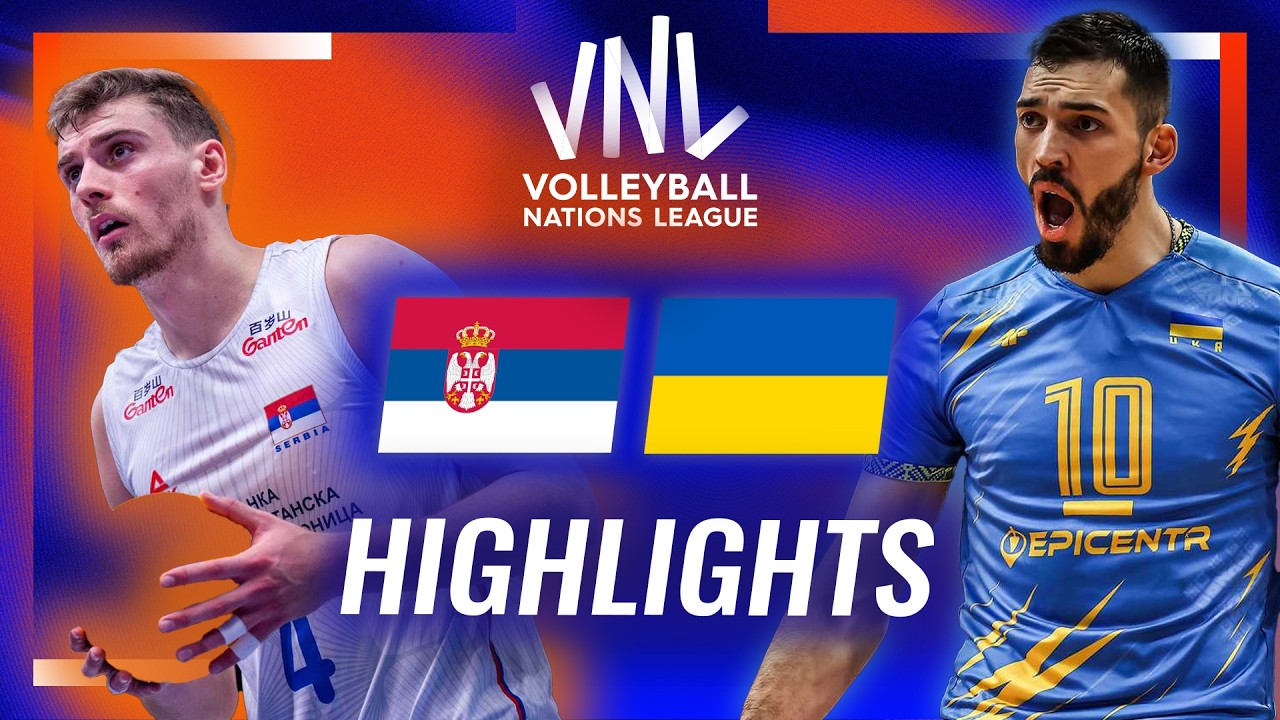 Serbia 🇷🇸 vs. Ukraine 🇺🇦 - Highlights | Week 3 | Men's VNL 2026