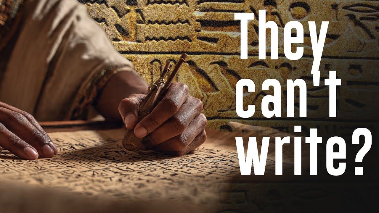 Why can't the Egyptians write Egyptian?