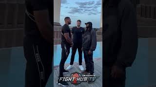 ANTHONY JOSHUA & JERMAINE FRANKLIN FACE OFF FOR FIRST TIME IN LONDON!