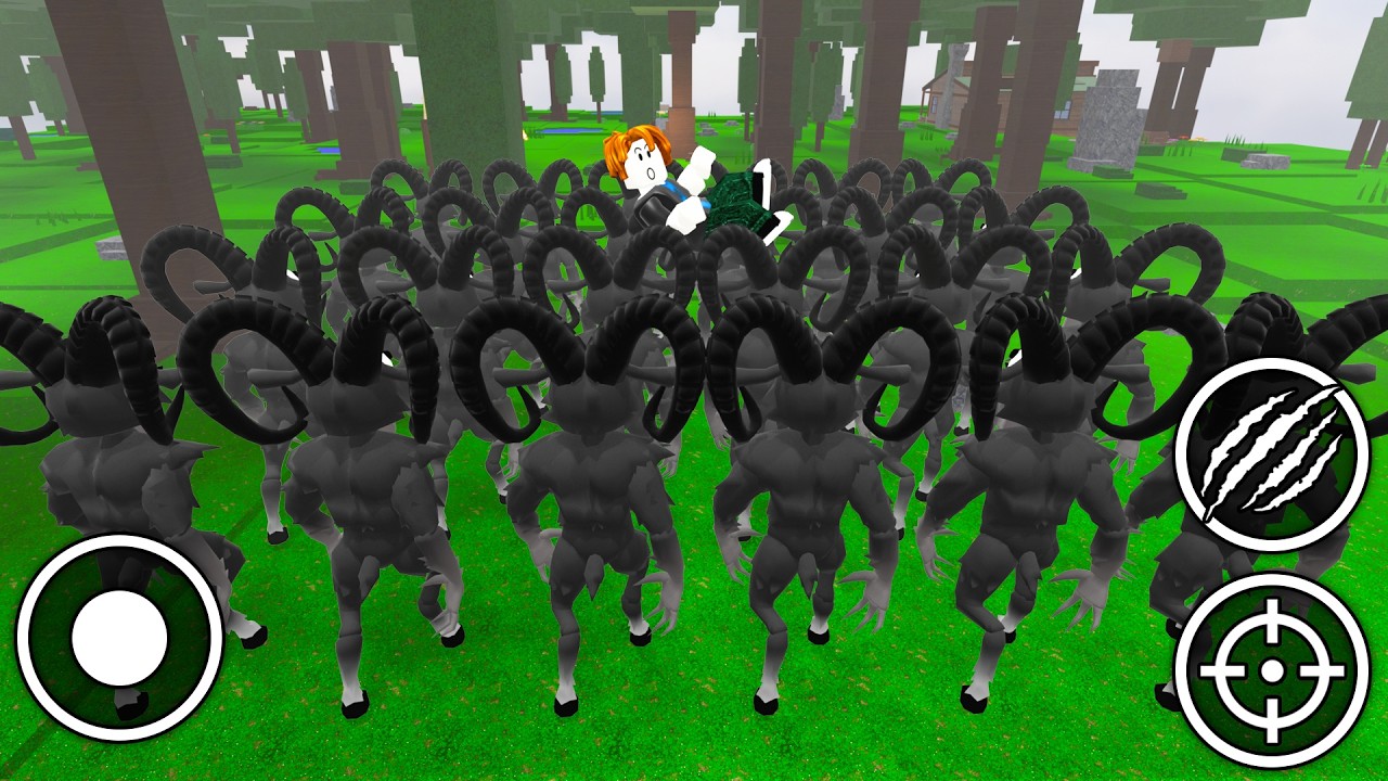 Playing as RAM ARMY in 99 Nights in the Forest