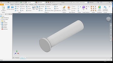 Autodesk Inventor Professional Tutorial (Skateboard Modelling) - Pin (remake)