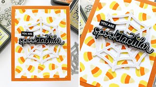 Easy Stenciled Halloween Card by Pretty Pink Posh
