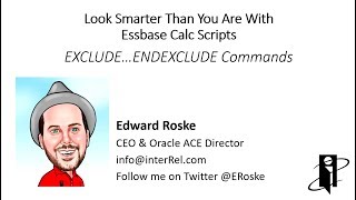 Famous Essbase EXCLUDE & ENDEXCLUDE Commands Net Worth