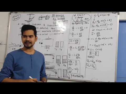 L.c oscillation in physics class 12