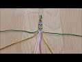 tuto bracelet brésilien chevron