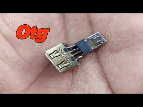 How to make otg cable at home - YouTube