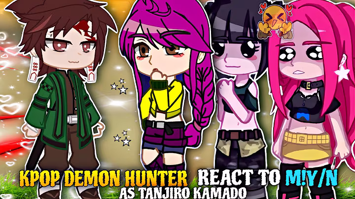 Kpop Demon Hunters reacts to M!Y/N as Tanjiro Kamado || KPOP Demon Hunters X Demon Slayer ||