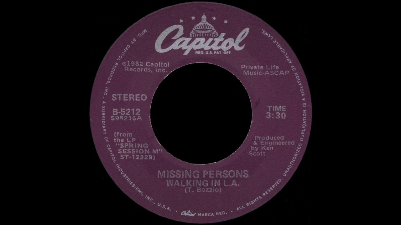 ミッシング・パーソンズ　/　GIVE,RIGHT NOW MISSING PERSONS／GIVE,RIGHT NOW - STRANGELOVE RECORDS
