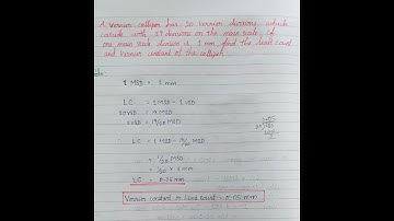 finding least count of Vernier calliper|measurement|physics
