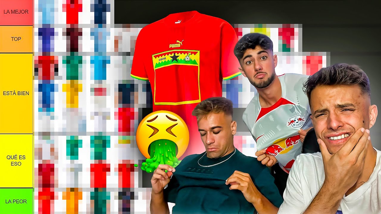 TIERLIST DE LAS CAMISETAS DEL MUNDIAL DE QATAR | ¿CUÁL ES LA MEJOR?