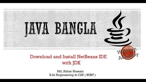 How to install Netbeans and JDK | Java Bangla tutorial-1