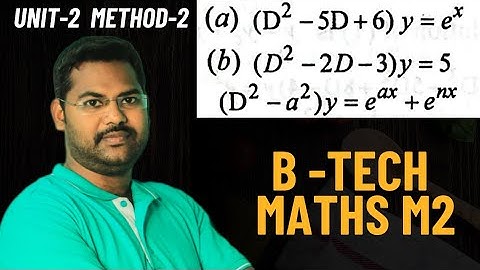 B Tech Maths M2@maths naresh eclass