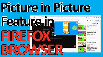 Picture in Picture feature in Firefox Browser