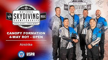 Airstrike, 2022 USPA National Skydiving Championships, Canopy Formation 4-way Rotation