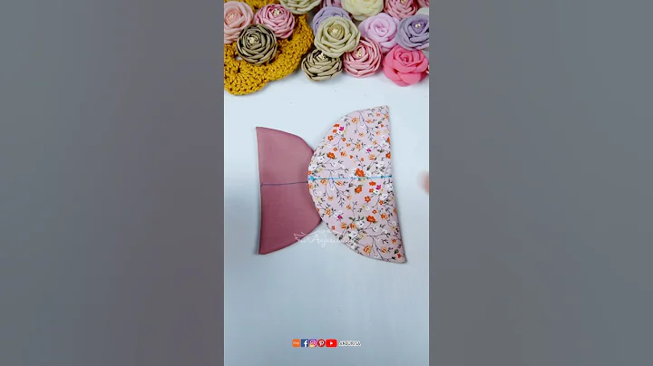 Mesmerizing butterfly bow making 🦋