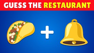 Details Guess The Fast Food Restaurant by Emoji 🌮 🔔 @QuizVaultx  Guide