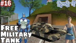 Free Military Tank Rope Hero Vice Town Secret Place Base Location Pink Blue Army Tank How to Mod apk screenshot 5