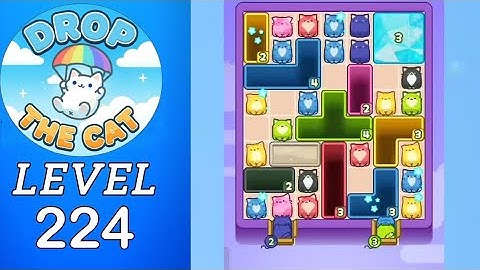 Drop The Cat Level 224 Walkthrough