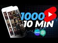 I created 1000 monetizable youtube shorts in 10 minutes new method