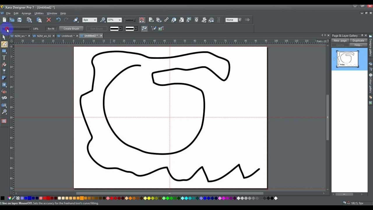 Freehand and Brush Tool part 1 YouTube