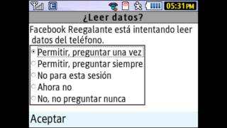 Actualización Facebook Mobile (Java) - Samsung chat 335.