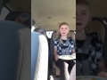 Little girl upset because her Big brother won't give her a hug and a kiss at school. Part 2