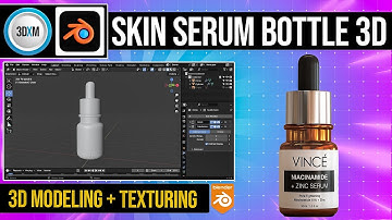How to Make Serum Bottle in Blender 3D | Complete 3D Modeling Tutorial