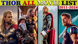 THOR ALL MOVIE LIST | THOR ALL PARTS | ENTER LIFE 21 #thor #marvel