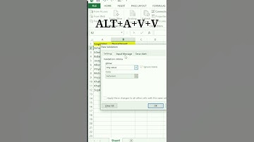 create dropdown list in excel | data validation #excel #exceltips #excelworld #short
