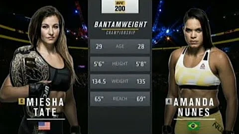 UFC Free Fight: Miesha Tate VS Amanda Nunes