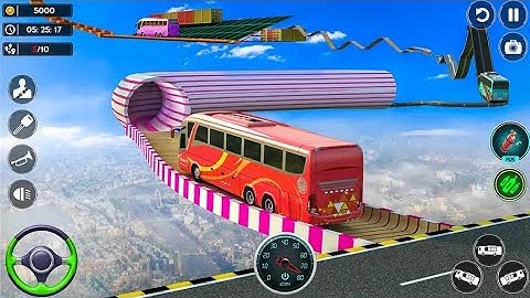 Impossible Game Bus Stunt 3D - Bus Stunt Games 2023 - Android Gameplay