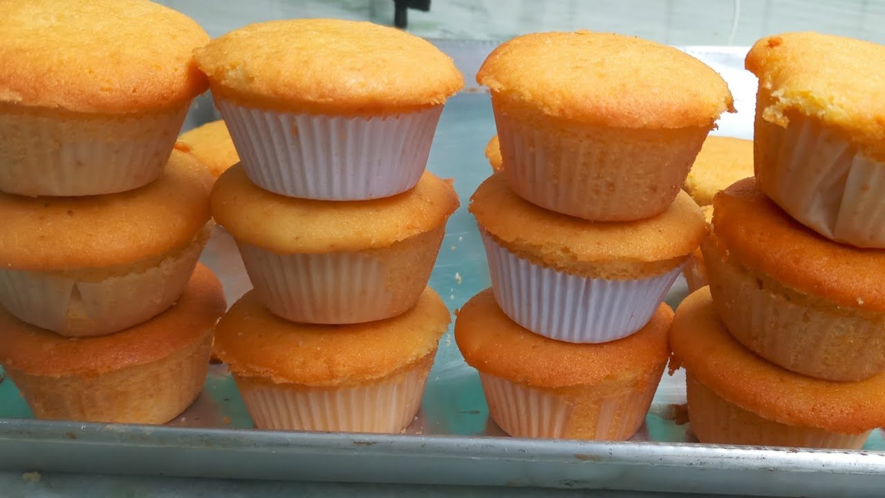 Receita de bolo de saia ou bolo bacia, Cup cakes
