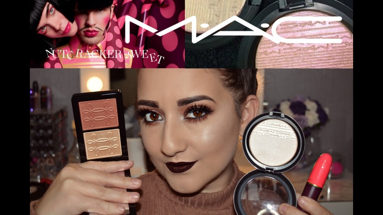 MAC HAUL - Nutcracker Sweet COPPER FACE COMPACT & Extra Dimension HIGHLIGHTER Double Gleam