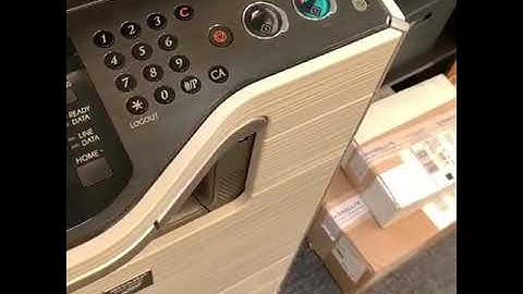 Sharp printer code H3-02 Fix!!!