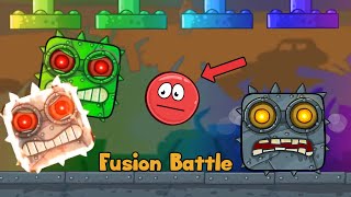 Red Ball 4 Fusion Battle Red Ball Hero Vs Factory Electric Boss Funny Colors screenshot 4