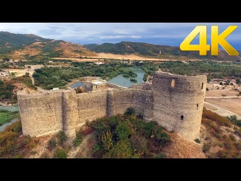 Bebristsikhe fortress / ბებრის ციხე / Крепость Бебрисцихе / - 4K aerial video footage DJI Inspire 1