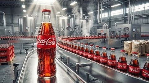 How Coca-Cola Is Made Inside the Factory — Full Modern Production Process #cocacola#factorytour#made