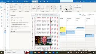 Microsoft Outlook -- New Home Screen Layout Feature: Dock & Show 