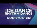 Leah NESET / Artem MARKELOV USA | ICE DANCE RHYTHM DANCE | Krasnoyarsk Week 4 #JGPFigure