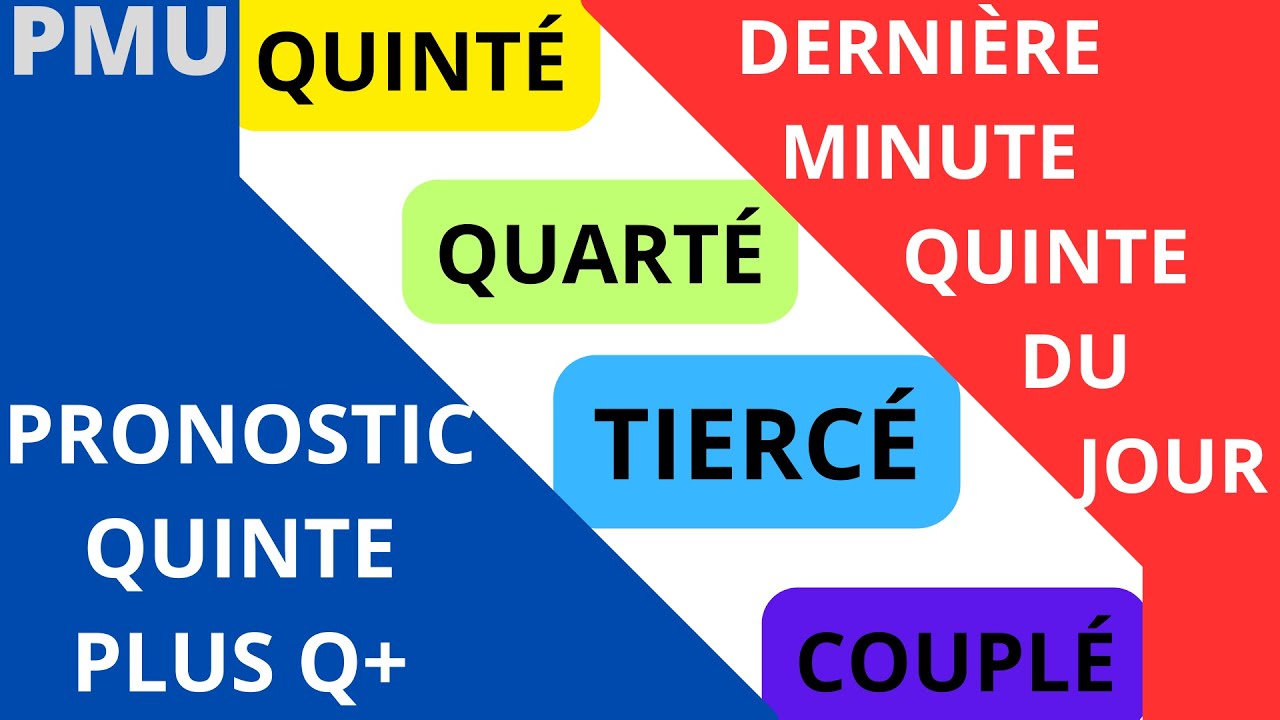 Pronostic dernière minute quinté de R1C5 - YouTube