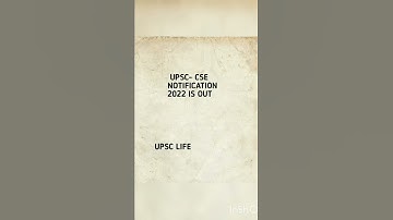 👉UPSC -CSE NOTIFICATION 2022 IS OUT👈#upsc #upsc #motivation / for more queries visit on upsc.gov.in