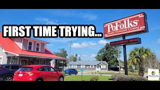 Southern Comfort Food At Po Folks Restaurant For The First Time | Lynn Haven, Florida
