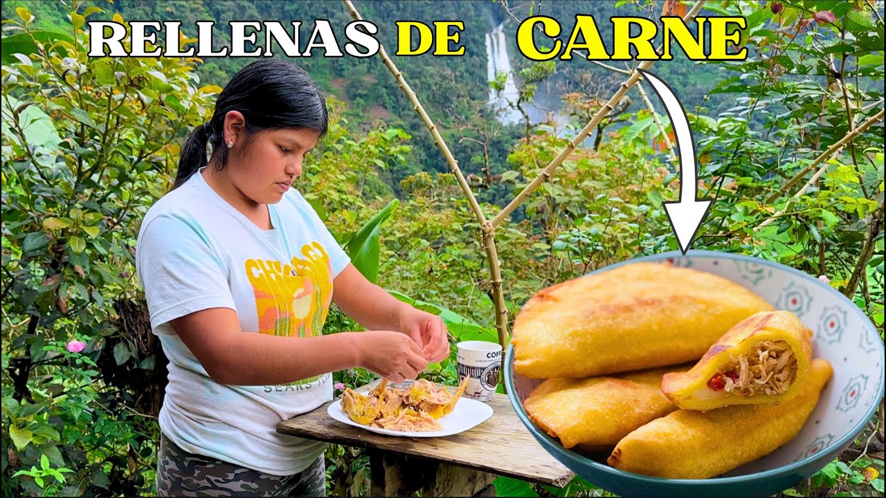 Prepare unas deliciosas EMPANADAS DE PAPA rellenas de pollo y queso - NATHALIA