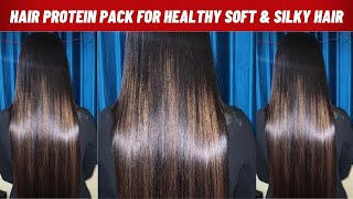 Protein hair pack for stronger, thicker and voluminous hair. Aids rapid hair growth.